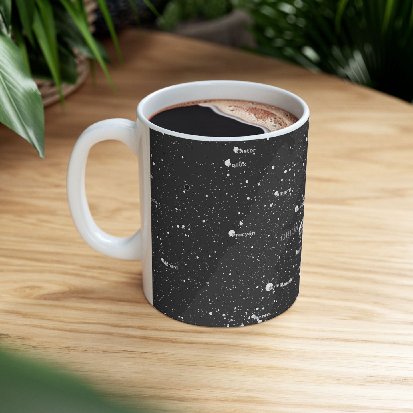 Ceramic Constellation Mug | 11oz & 15oz Astronomy Coffee Cup | Star Map Science Gift