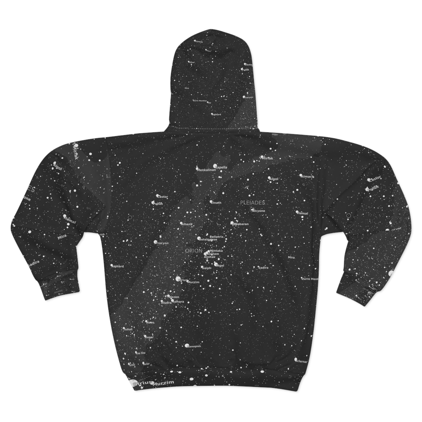 Galaxy Zip Hoodie | Celestial Star Map Hoodie | Astronomy Unisex Sweatshirt