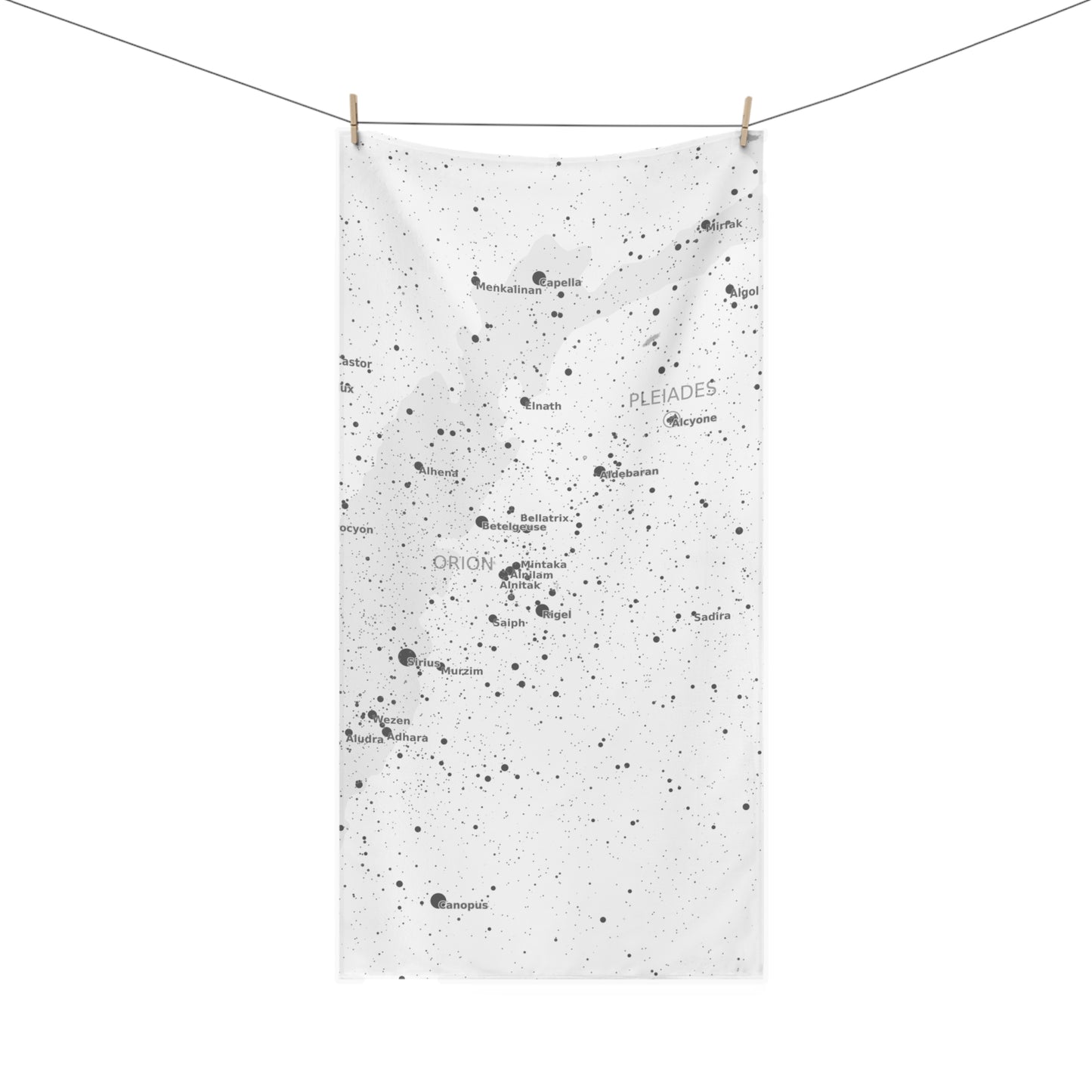 Light Galaxy Beach Towel | Celestial Star Map Towel | Astronomy Gift