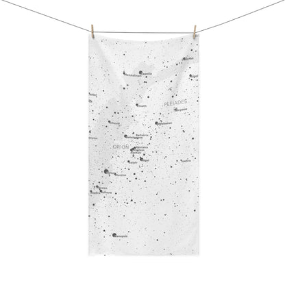 Light Galaxy Beach Towel | Celestial Star Map Towel | Astronomy Gift