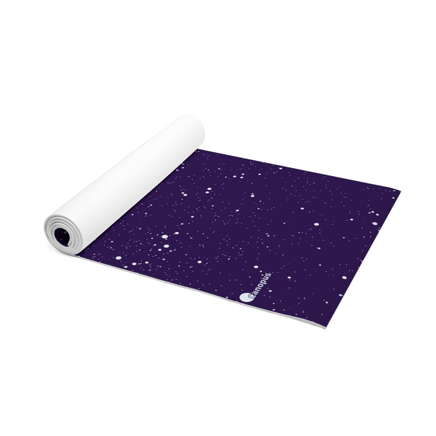 Purple Galaxy Yoga Mat | Celestial Star Map Mat | Astronomy Fitness Mat