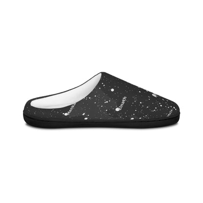 Woman's Galaxy Slippers | Star Map House Shoes | Cozy Astronomy Gift