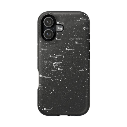 Star Map iPhone Case | Constellation Phone Cover with Orion & Pleiades | Astronomy Tech Gift