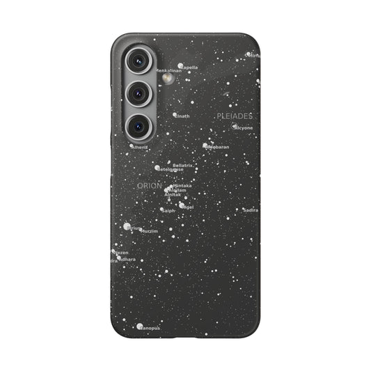 Star Map Android Case | Constellation Phone Cover with Orion & Pleiades | Astronomy Tech Gift