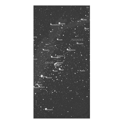 Dark Galaxy Beach Towel | Celestial Star Map Towel | Astronomy Gift