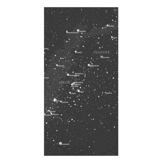 Dark Galaxy Beach Towel | Celestial Star Map Towel | Astronomy Gift