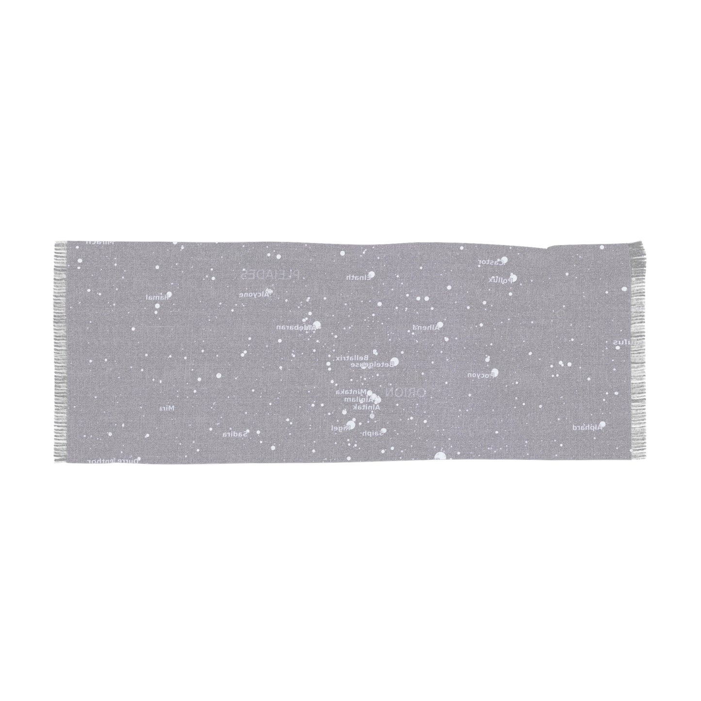 Purple Galaxy Scarf | Celestial Star Map Scarf | Constellation Scarf Gift
