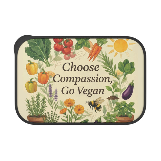 Plant-Based Vegan Bento Box | Colorful Herb & Veggie Lunch Set | Eco-Friendly Meal Kit