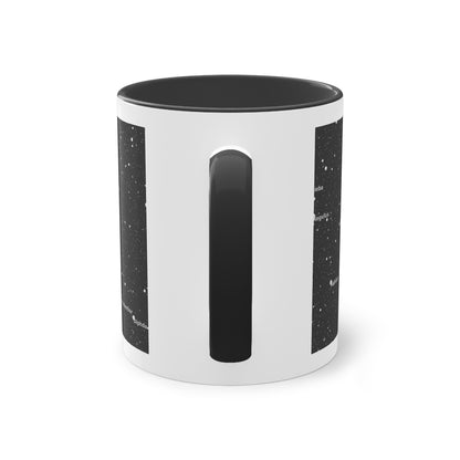 Two Tone Astronomy Mug | 11oz Black and White Star Map Cup | Constellation Coffee Gift