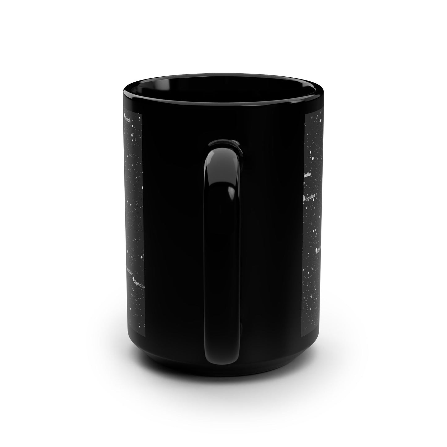 15oz Black Astronomy Mug | Celestial Star Map Coffee Cup | Constellation Science Gift
