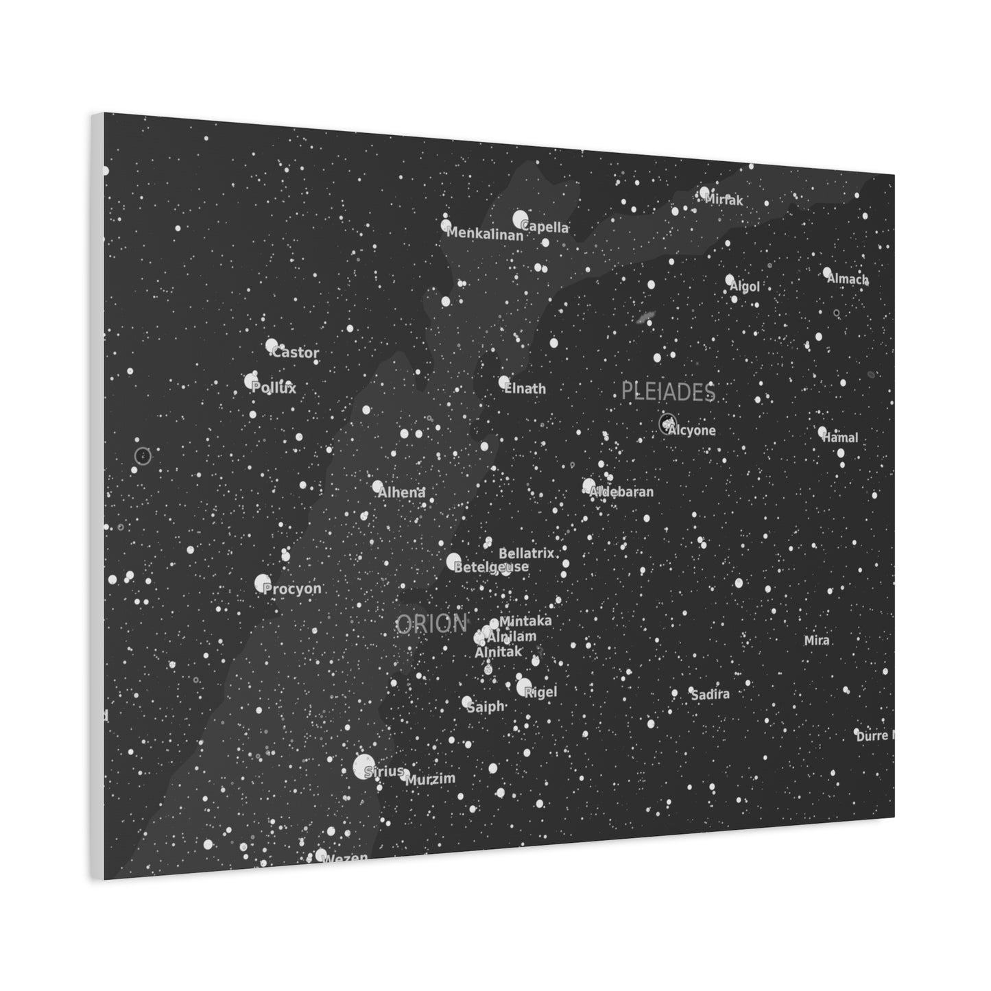 Galaxy Star Map Canvas | Celestial Constellation Art | Astronomy Wall Decor