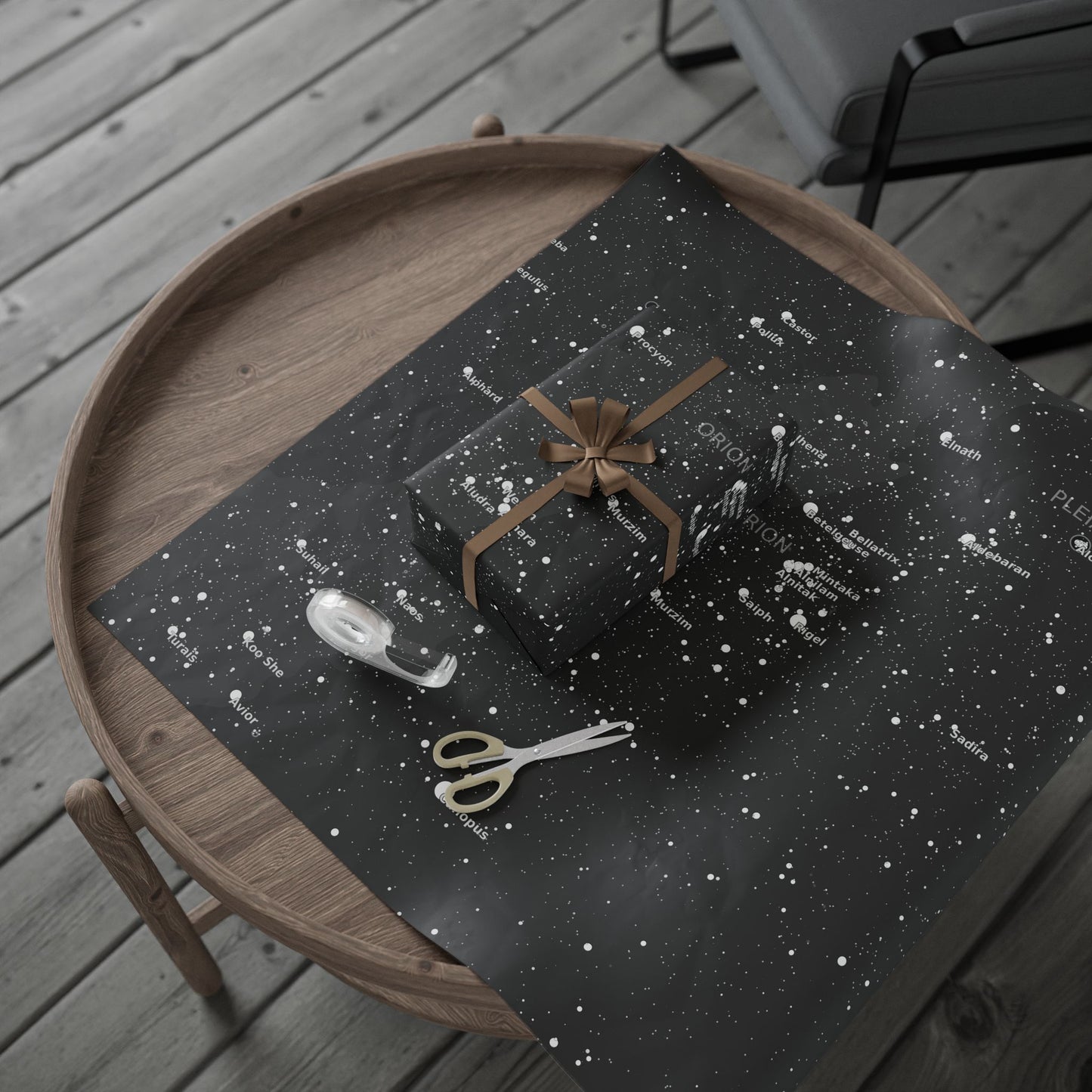 Celestial Star Map Wrapping Paper | Galaxy Gift Wrap | Constellation Wrapping Paper