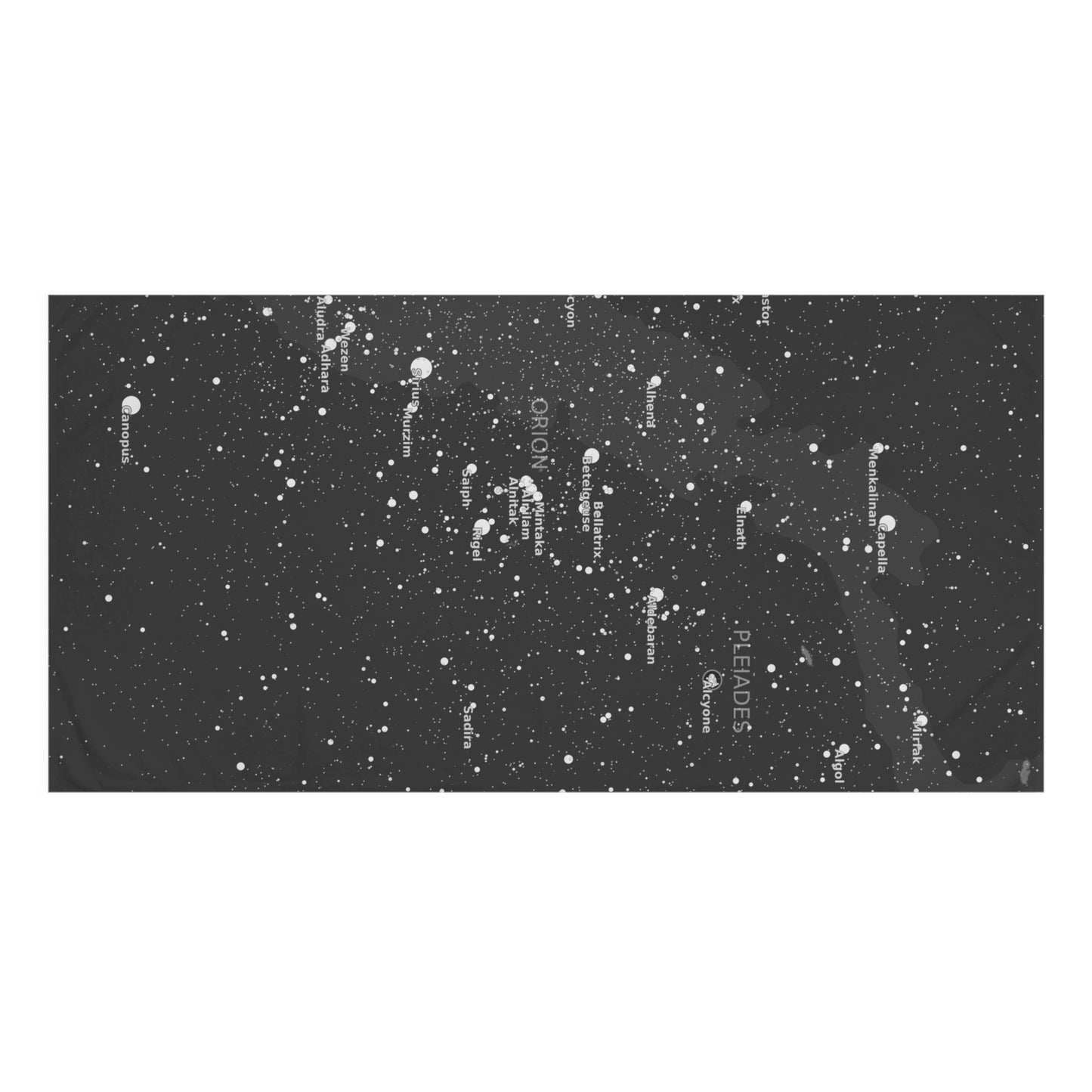 Dark Galaxy Beach Towel | Celestial Star Map Towel | Astronomy Gift