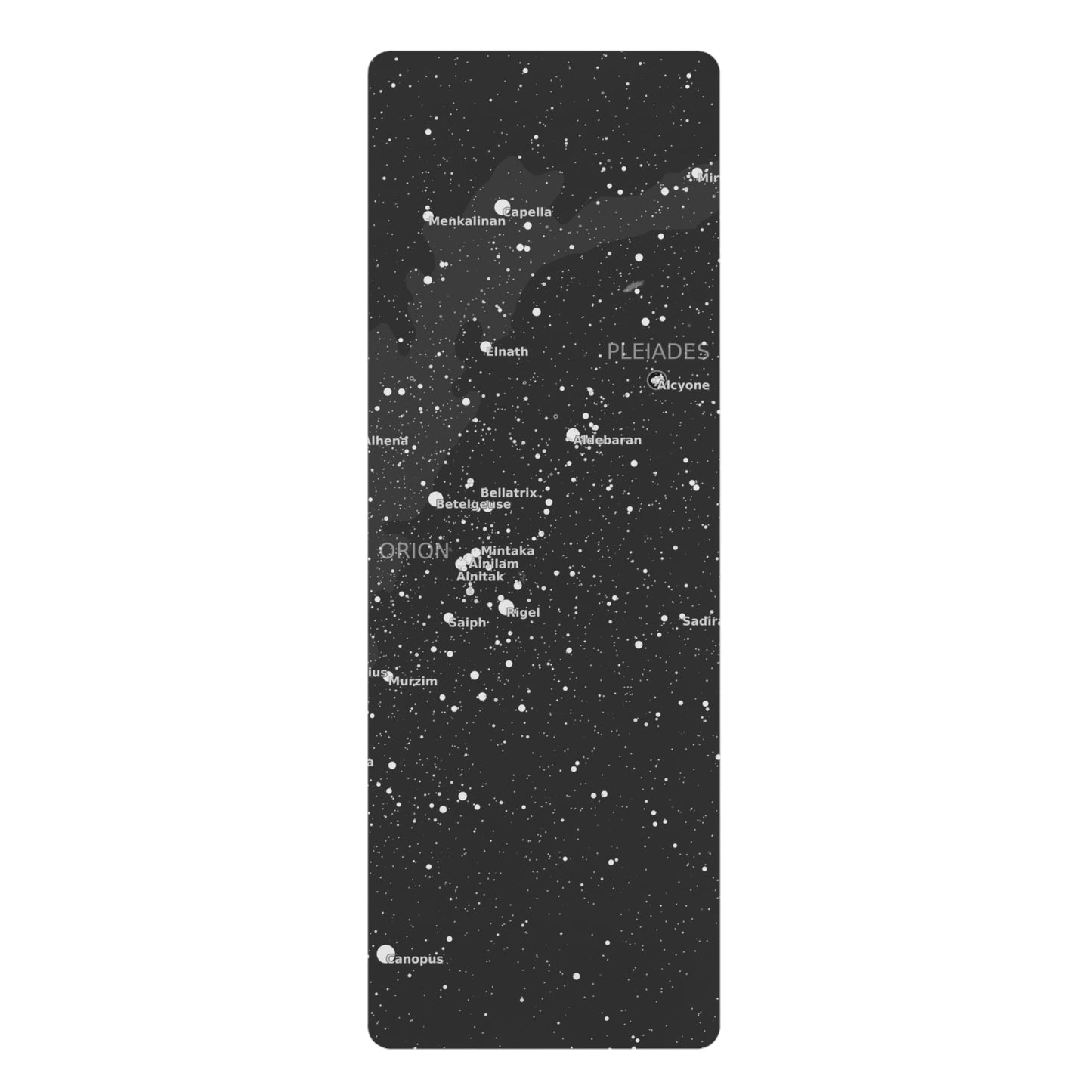 Dark Galaxy Yoga Mat | Microfiber Suede Celestial Star Map Mat | Non-Slip Rubber Yoga