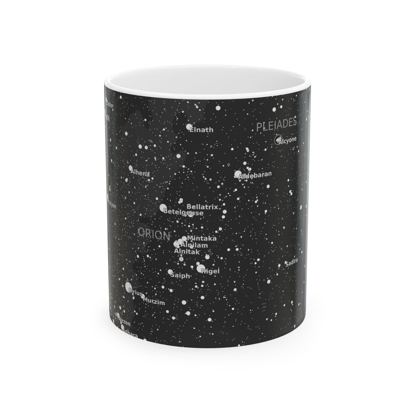 Ceramic Constellation Mug | 11oz & 15oz Astronomy Coffee Cup | Star Map Science Gift