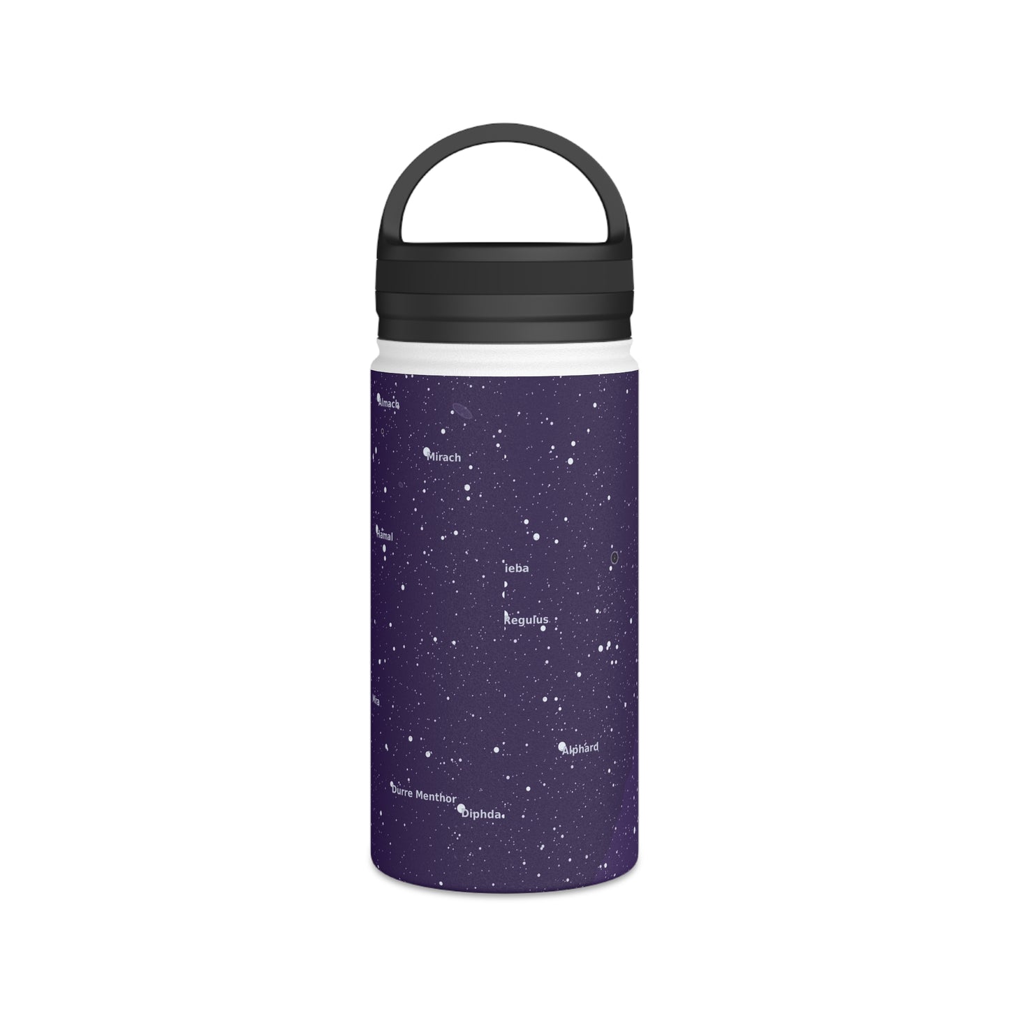 Purple Galaxy Water Bottle | Insulated Stainless Steel Constellation Bottle | Astronomy Gift for Hikers