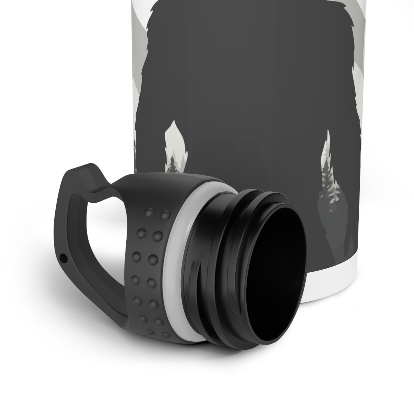 Bigfoot Mountain Stainless Steel Water Bottle – Sasquatch Adventure Hydration