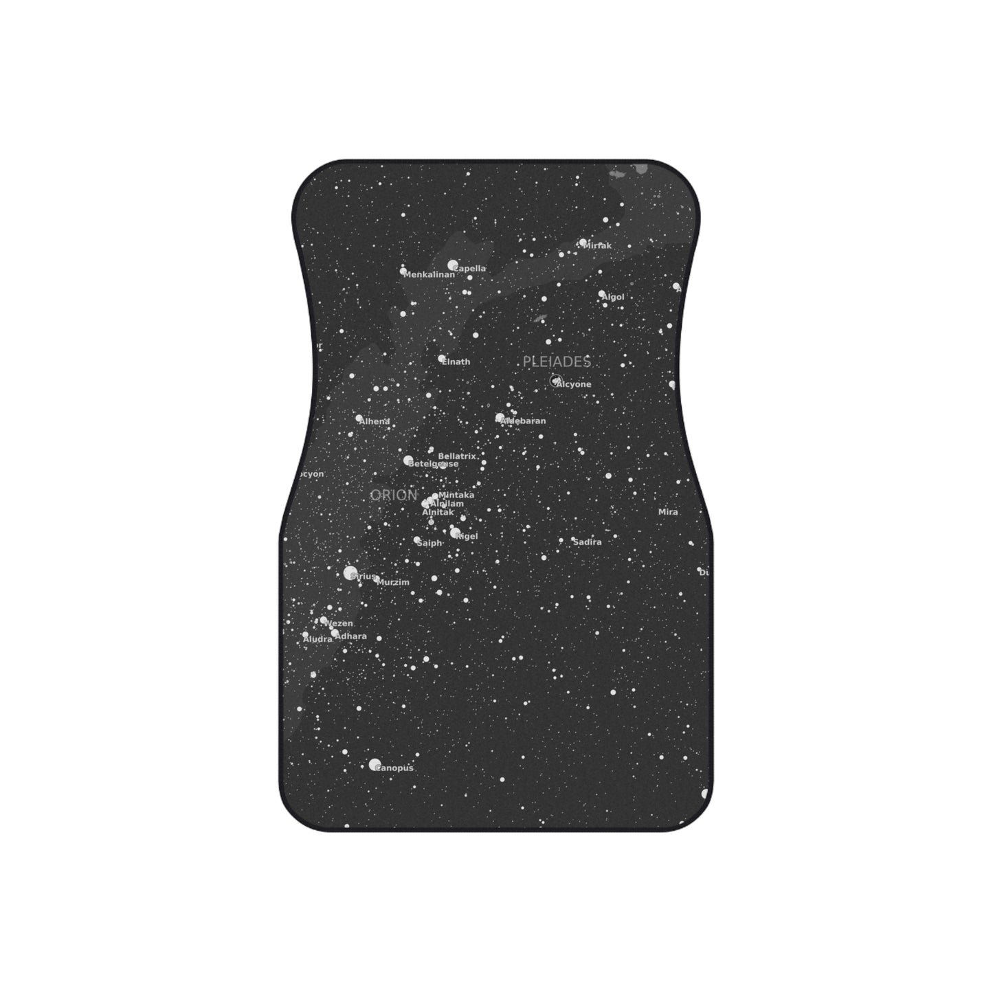 Galaxy Car Mats | Celestial Star Map Floor Mats | Astronomy Car Accessories