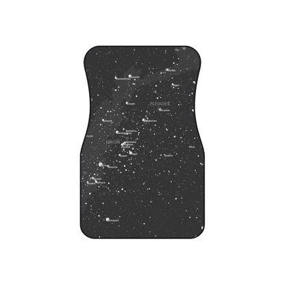 Galaxy Car Mats | Celestial Star Map Floor Mats | Astronomy Car Accessories