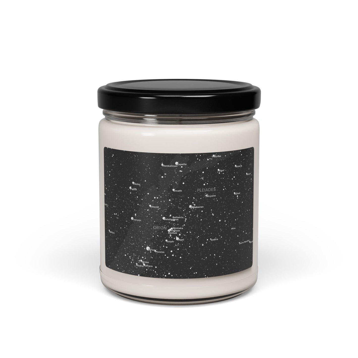 Vegan Soy Candle | 9oz Celestial Star Map Jar | Natural Scented Candle