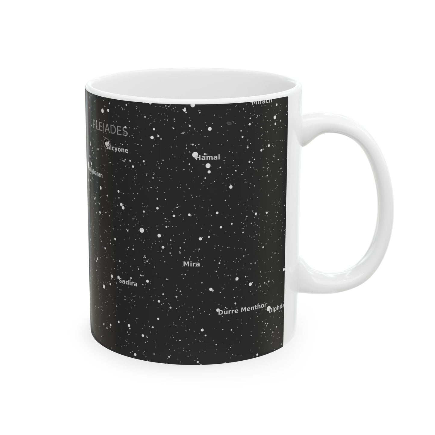 Ceramic Constellation Mug | 11oz & 15oz Astronomy Coffee Cup | Star Map Science Gift