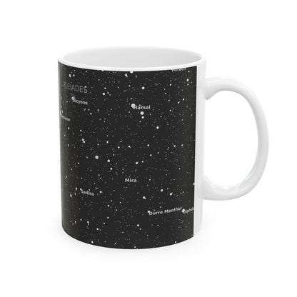 Ceramic Constellation Mug | 11oz & 15oz Astronomy Coffee Cup | Star Map Science Gift