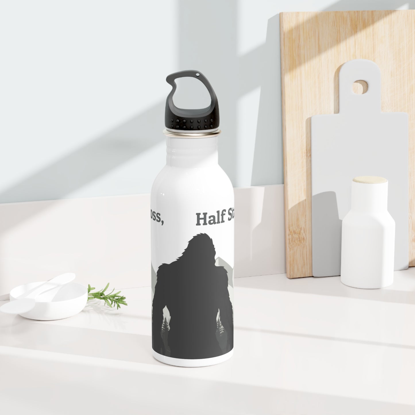 Bigfoot Mountain Stainless Steel Water Bottle – Sasquatch Adventure Hydration