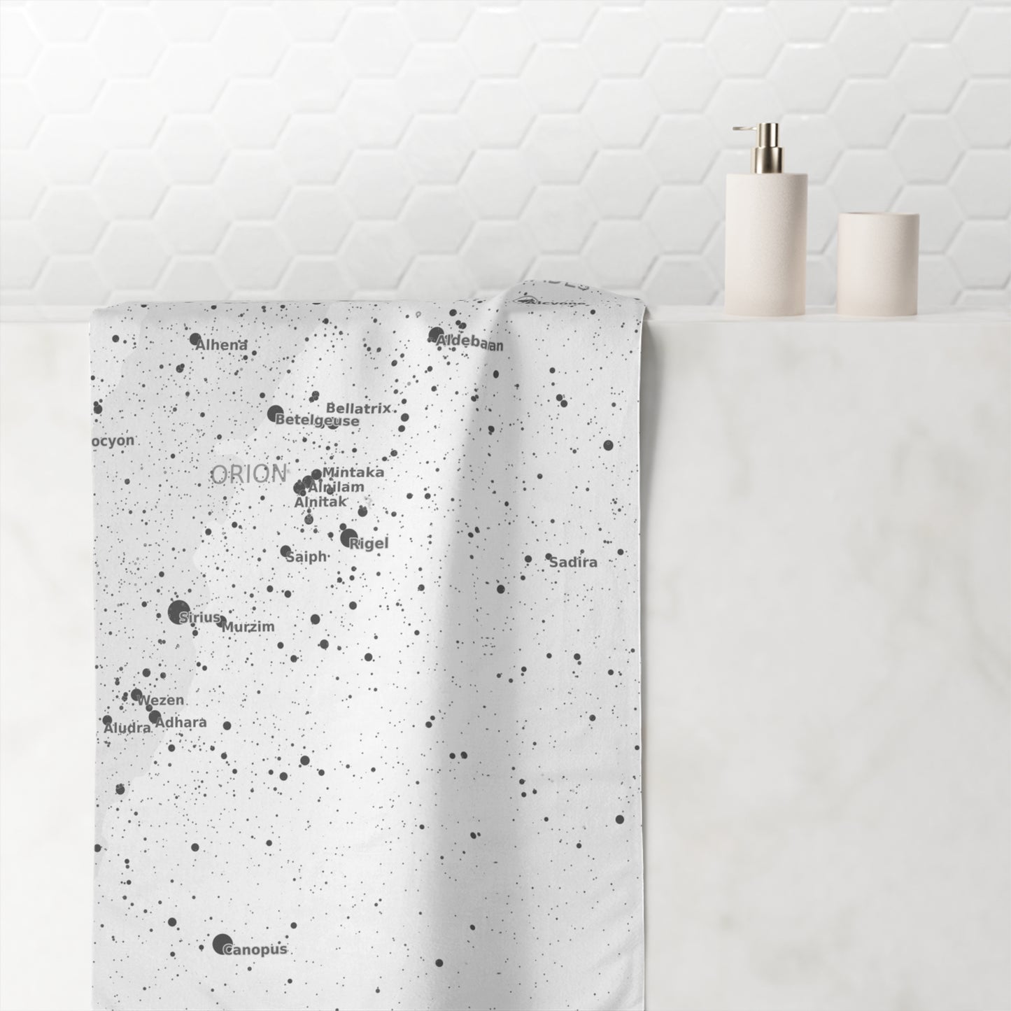 Light Galaxy Beach Towel | Celestial Star Map Towel | Astronomy Gift
