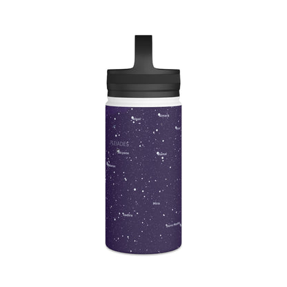 Purple Galaxy Water Bottle | Insulated Stainless Steel Constellation Bottle | Astronomy Gift for Hikers