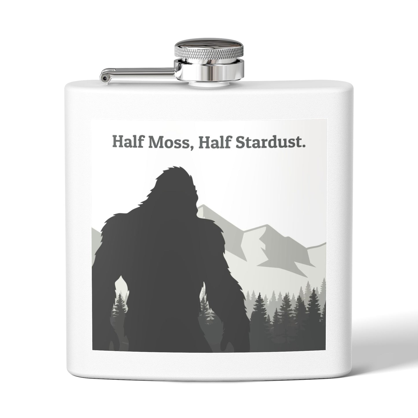 Bigfoot Flask | Sasquatch Stainless Steel Hip Flask | Survival Gear & Novelty Gift