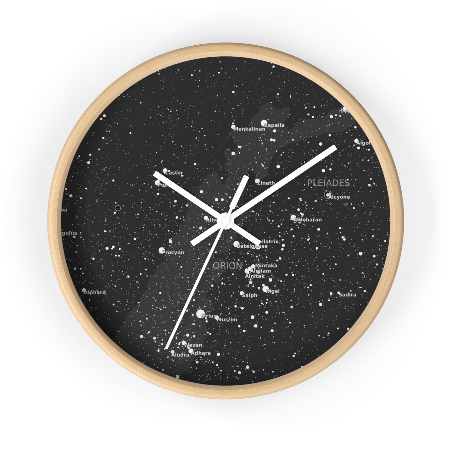 Galaxy Wall Clock | Celestial Star Map Clock | Astronomy Home Decor
