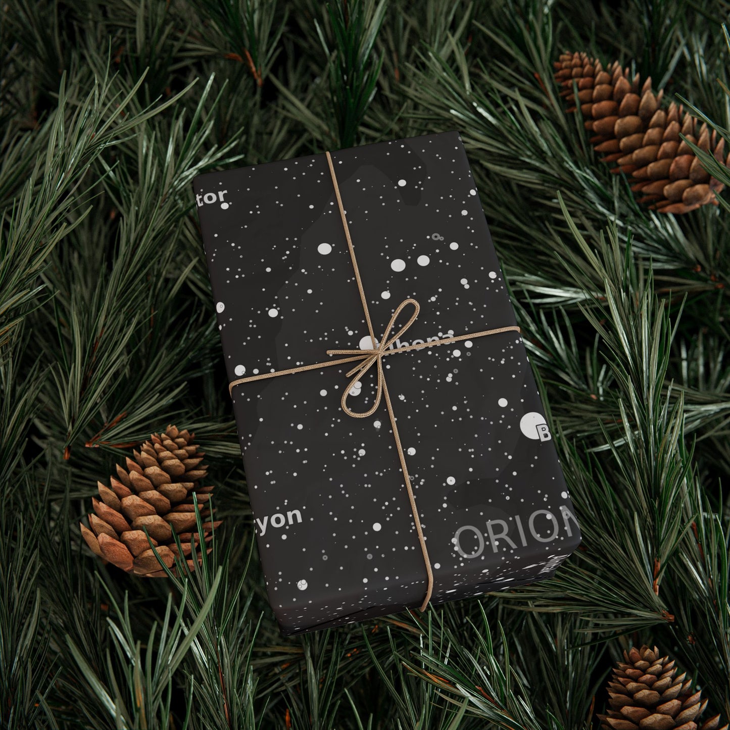 Celestial Star Map Wrapping Paper | Galaxy Gift Wrap | Constellation Wrapping Paper