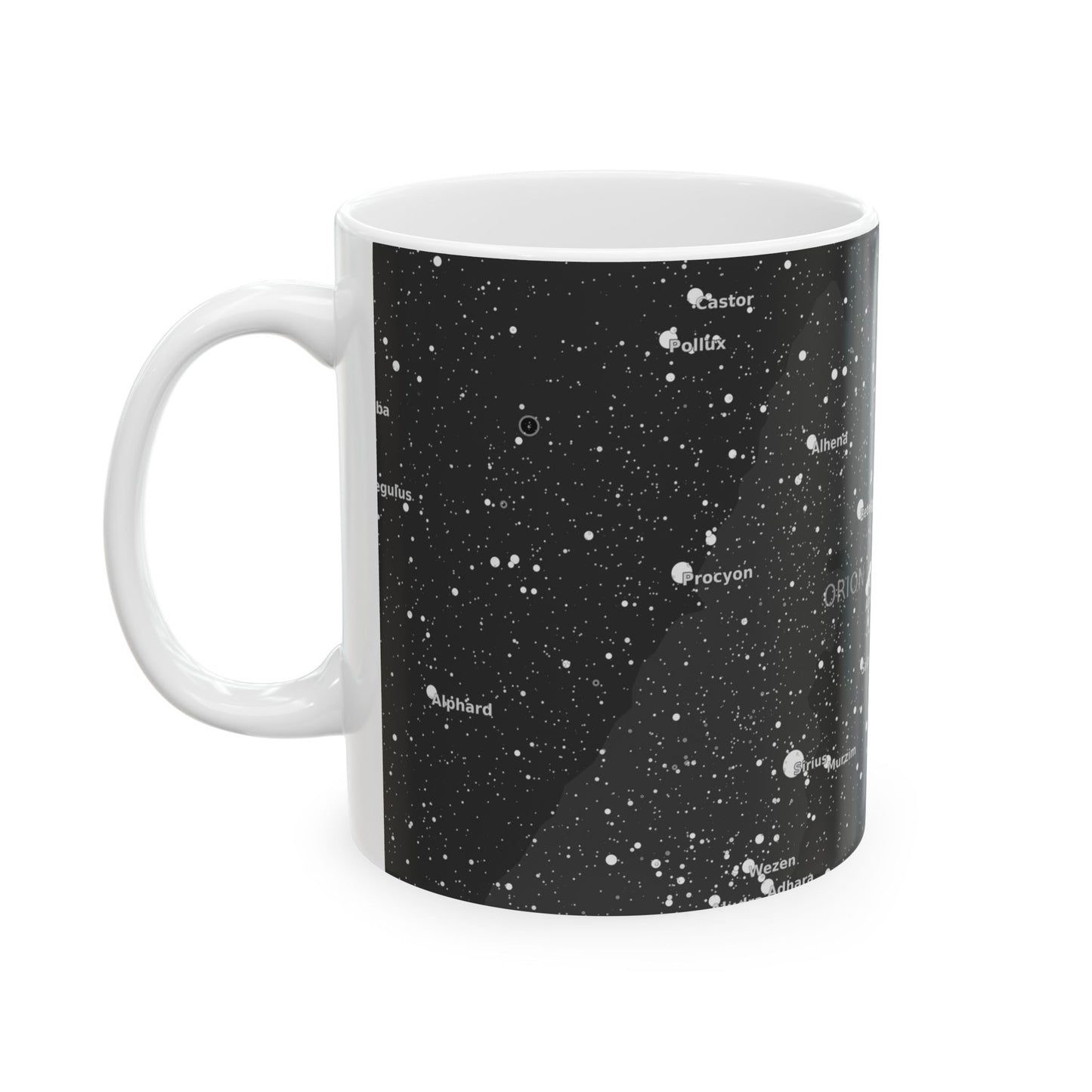 Ceramic Constellation Mug | 11oz & 15oz Astronomy Coffee Cup | Star Map Science Gift