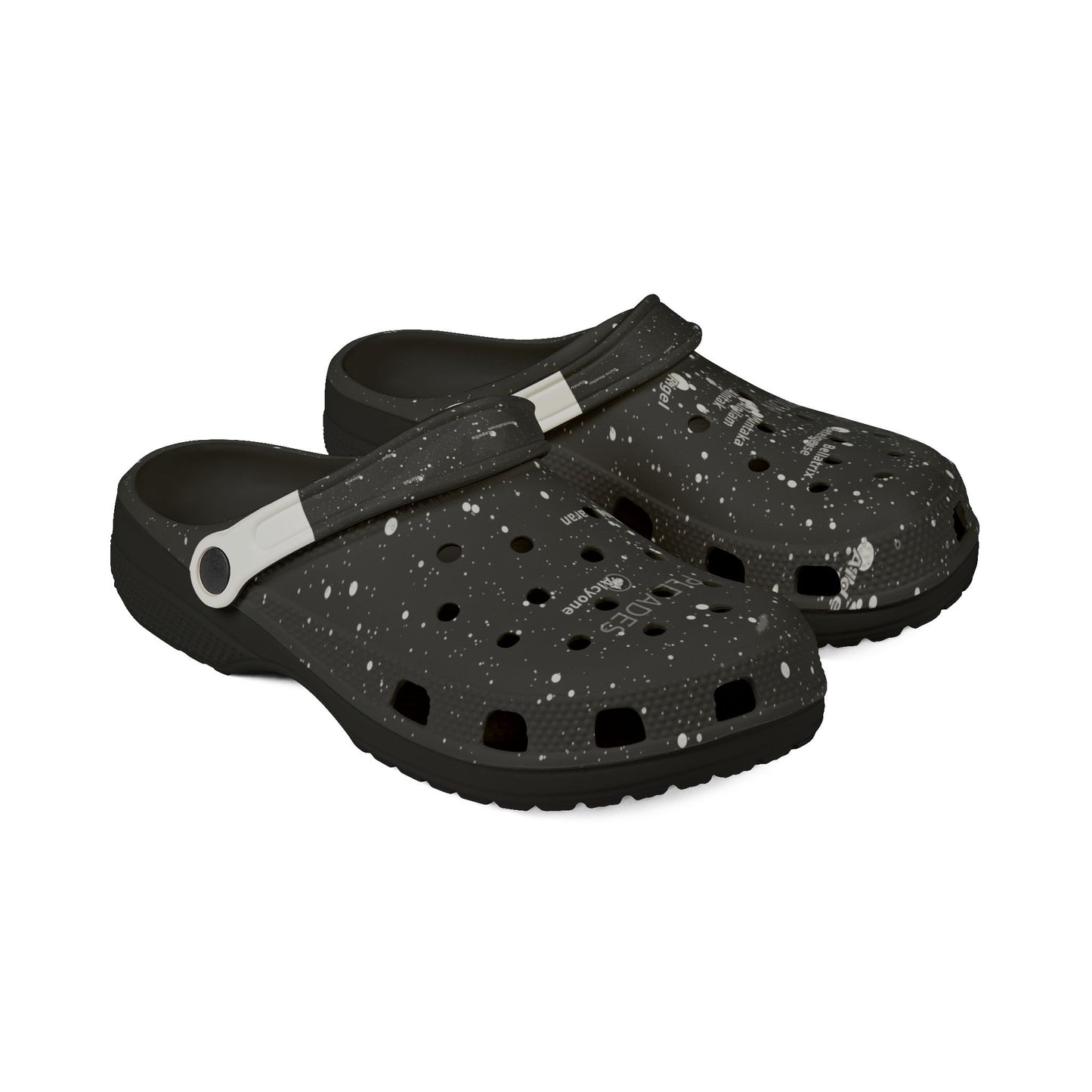 Star Map Clogs (Unisex) | Custom Galaxy EVA Clogs for Women | Astronomy Sandals for Women