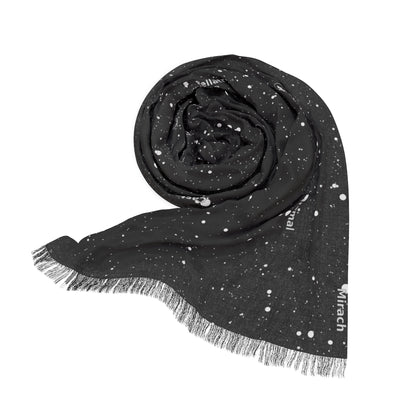 Dark Galaxy Scarf | Celestial Star Map Scarf | Constellation Scarf Gift